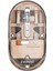 SM-BT29 Glassy Rose Gold Transparan 2in1 Bluetooth ve 2.4ghz Kablosuz Mouse 1