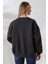 Kadın 3 Iplik Şardonlu Oversize Sweatshirt 3