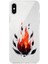 Apple Iphone X-Xs Uyumlu Ateş Alevi Desenli Silikon Kılıf 1
