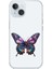 Apple Iphone 15 Uyumlu Renkli Kelebek Desenli Silikon Kılıf 1