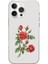 Apple Iphone 16 Pro Uyumlu Kırmızı Güller Desenli Silikon Kılıf 1