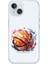 Apple Iphone 14 Uyumlu Basketbol Topu Desenli Silikon Kılıf 1