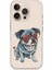 Apple Iphone 13 Pro Max Uyumlu Gözlüklü Köpek Desenli Silikon Kılıf 1