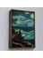 Çerçeveli Vincent Van Gogh Tarzı Dalgalı Deniz TABLOSU-7689 1