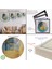 Çerçeveli Soyut Geometri Ağaç ve Geyik TABLOSU-8309 5