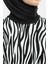 Siyah Çift Renkli Zebra Desen Tunik 251808505 5