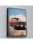 Çerçeveli Kırmızı Mustang TABLO-7971 1