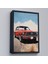 Çerçeveli Kırmızı Mustang TABLO-7971 3