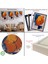 Çerçeveli Yağlıboya Görünümlü Soyut Insan Silüeti TABLO-7650 5
