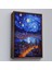 Çerçeveli Vincent Van Gogh Tarzı New York Manzara TABLOSU-7700 2