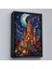 Çerçeveli Modern Peri Masalı Kanaviçe Vitray Kale TABLOSU-7983 1