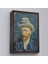 Çerçeveli Vincent Van Gogh - Hasır Şapkalı Otoportre TABLOSU-7481 1