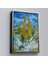 Çerçeveli Vincent Van Gogh -Saint-Rémy Yakınlarındaki Alpilles'de Iki Kavak TABLO-7455 1