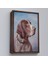 Çerçeveli Carl Reichert Köpek Portre TABLO-7332 1