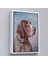 Çerçeveli Carl Reichert Köpek Portre TABLO-7332 4