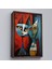 Çerçeveli Pablo Picasso Tarzı - Soyut Renkli Kedi TABLO-7370 1