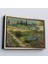 Çerçeveli Vincent Van Gogh - Çiçek Bahçesi Tablo - Flowering Garden With PATH-7182 3