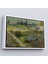 Çerçeveli Vincent Van Gogh - Çiçek Bahçesi Tablo - Flowering Garden With PATH-7182 4