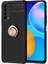 Huawei P Smart 2021 Kılıf Ravel Silikon Kapak - Siyah - Rose Gold 1