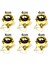 Gold 6lı Yılbaşı Top Süs 4cm Çam Ağacı Süsleri Noel Dekorasyonu Topları Altın Sarısı Aynalı Süsleme 4