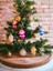 Yılbaşı Çam Ağacı Süsü 4 cm 6 Ader Renkli Noel Baba Süs Simli Yılbaşı Noel Baba Süs Renkli 1