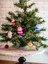 Yılbaşı Çam Ağacı Süsü 4 cm 6 Ader Renkli Noel Baba Süs Simli Yılbaşı Noel Baba Süs Renkli 4
