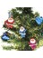Yılbaşı Çam Ağacı Renkli Noel Baba Süs 6'lı 4