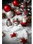 Yılbaşı 3'lü Biblo Seti Noel Baba Kardan Adam Penguen 6 x 3 x 3 cm 3