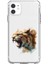Apple Iphone 11 Uyumlu Aslan Kükreyişi Desenli Silikon Kılıf 1