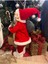 Yılbaşı Kızaklı 45 cm Noel Baba Christmas Sakallı Büyük Boy Kırmızı Newyear 4