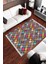Kısa Saçaklı Westa Serisi Yıkanabilir Kaymaz Taban Antibakteriyel Kilim PW-8038A 1