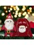 Sevgiliye En Güzel Hediyeler Çantalı Noel Baba 60 cm Yılbaşı Dekoru ve Peluş Oyuncağı 3