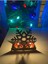 Dekoratif 3'lü Set Noel Baba Çam Ağacı Yılbaşı Temalı Tealight Mumluk Obje 4