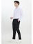 Erkek Siyah Slim Fit İtalyan Kesim Yan Cepli Esnek Casual Pantolon 3