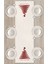 Yılbaşı Temalı Dijital Baskılı 140x40 Cm Dikdörtgen Runner, Ekru, Şehirli Tasarım 2