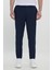 Erkek Lacivert Slim Fit İtalyan Kesim Yan Cepli Esnek Casual Pantolon 3
