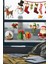 Renkli Noel Baba ve Arkadaşları Çocuk Odası Cam Stickerı, Eğlenceli ve Şık Dekorasyon 3