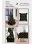 Yeniyıl Dekoratif Gizli Fermuar Çift Taraflı Yılbaşı Kırlent Yastık Kılıfı 43 x 43 cm KRL1042 2