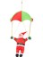 Premium Parşütlü Noel Baba Yılbaşı Süs 68 cm 2