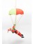 Premium Parşütlü Noel Baba Yılbaşı Süs 68 cm 3