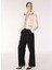 Siyah Kadın Classic Fit Düz Pantolon SPBFWL-PNT5558 2