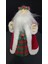 Kırmızı Beyaz Noel Baba Biblo, Yılbaşı Dekor, Taçlı, Yıldızlı, 30x24 cm 1