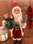 Noel Baba 45 Cm Hediye Çuval Ve Çam Ağacı Aksesuarıyla Yılbaşı Süsü 4