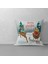 Noel Baba,geyik Desenli Noel,yılbaşı Desenli Kırlent Kılıfı Merry Christmas,yılbaşı si 43 x 43 3