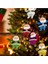 Renkli Çam Ağacı Süsleri Noel Baba 6 Adet 4 cm 2