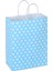 32*41*12 Mavi Puantiyeli Saplı Kağıt Çanta 24 Adet 3