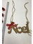 Naturel Noel Yazılı Yılbaşı Süsü 5 Adet 1
