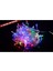 10 M Rgb 100 LED Fişli Noel Parti Yılbaşı Ağaç Dekoratif Aydınlatma Lambası Animasyonlu Süsleme 4