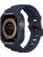 Watch Ultra 49MM Uyumlu 2in1 Tpu Kasa Koruyuculu Silikon Kordon Skinarma Mecha Lacivert 1