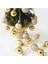 Yılbaşı Ağacı Süsü 4 cm Gold Renkli 6'lı Set, Şık ve Parlak Dekorasyon Aksesuarı 4
